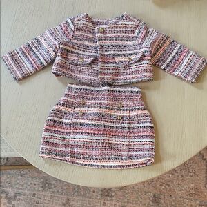 Janie and Jack Tweed Skirt Set